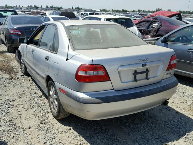 YV1VS29521F607584 - 2001 VOLVO S40 1.9T SILVER photo 3