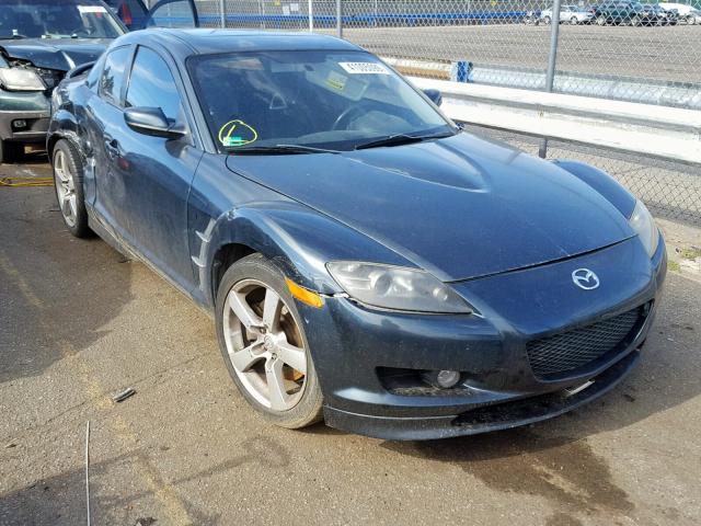 JM1FE17N340121226 - 2004 MAZDA RX8 GREEN photo 1