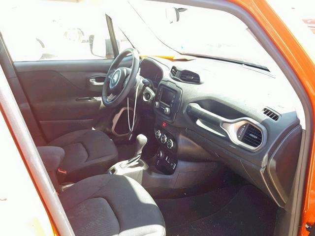 ZACCJBABXHPG43113 - 2017 JEEP RENEGADE S ORANGE photo 5