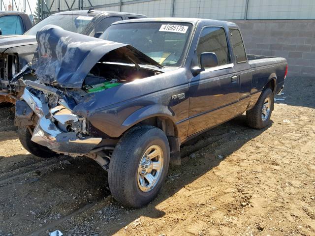 1FTYR14V3YPA04454 - 2000 FORD RANGER SUP BLUE photo 2