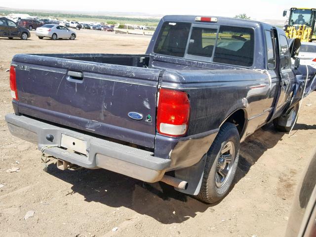 1FTYR14V3YPA04454 - 2000 FORD RANGER SUP BLUE photo 4