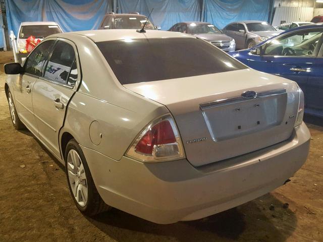 3FAHP08Z48R192204 - 2008 FORD FUSION SEL SILVER photo 3