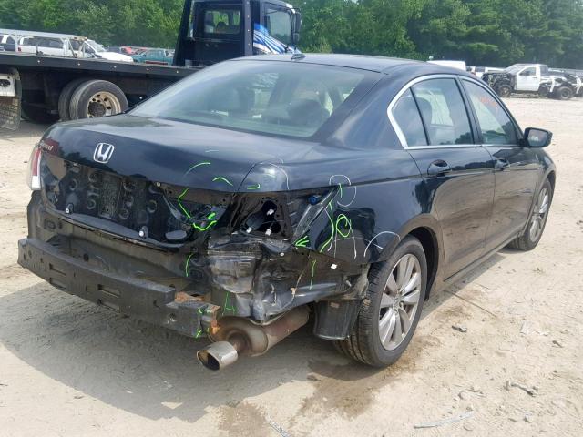 1HGCP2F86BA096989 - 2011 HONDA ACCORD EXL BLACK photo 4