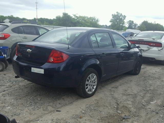 1G1AD5F51A7100683 - 2010 CHEVROLET COBALT 1LT BLUE photo 4