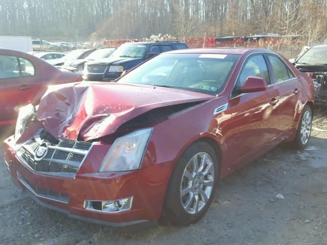 1G6DT57V690136026 - 2009 CADILLAC CTS HI FEA RED photo 2