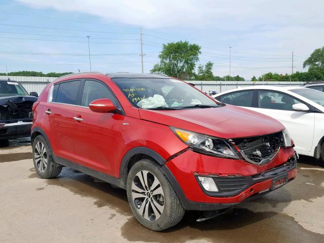 KNDPCCA20B7087299 - 2011 KIA SPORTAGE E RED photo 1