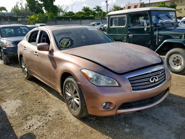 JN1BY1ARXCM394496 - 2012 INFINITI M37 X BROWN photo 1