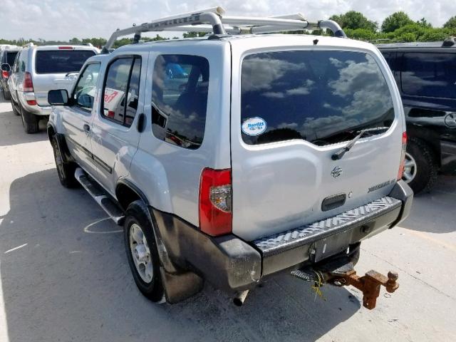 5N1ED28T8YC539735 - 2000 NISSAN XTERRA SILVER photo 3