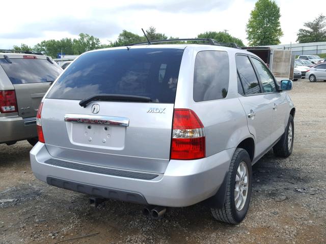 2HNYD18633H500492 - 2003 ACURA MDX TOURIN SILVER photo 4