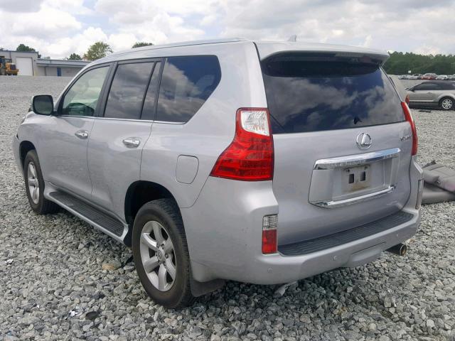 JTJBM7FX9B5023886 - 2011 LEXUS GX SILVER photo 3