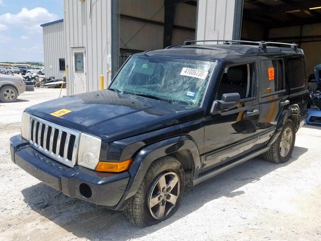 1J8HG48K46C252376 - 2006 JEEP COMMANDER შავი ფოტო 2