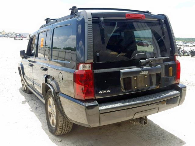 1J8HG48K46C252376 - 2006 JEEP COMMANDER შავი ფოტო 3