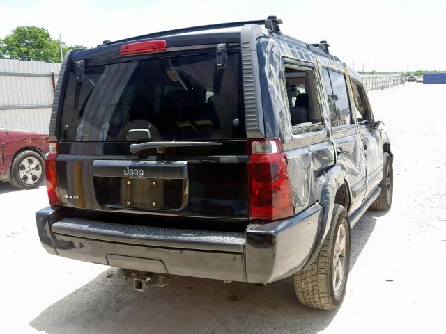 1J8HG48K46C252376 - 2006 JEEP COMMANDER შავი ფოტო 4