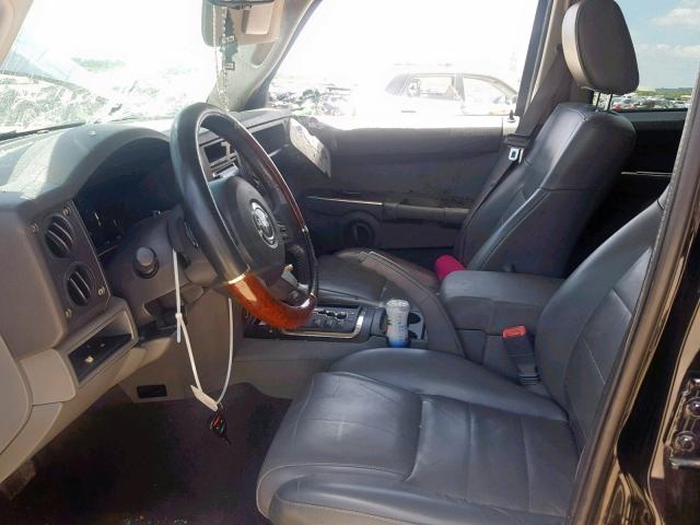 1J8HG48K46C252376 - 2006 JEEP COMMANDER შავი ფოტო 5