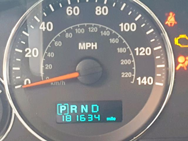 1J8HG48K46C252376 - 2006 JEEP COMMANDER შავი ფოტო 8