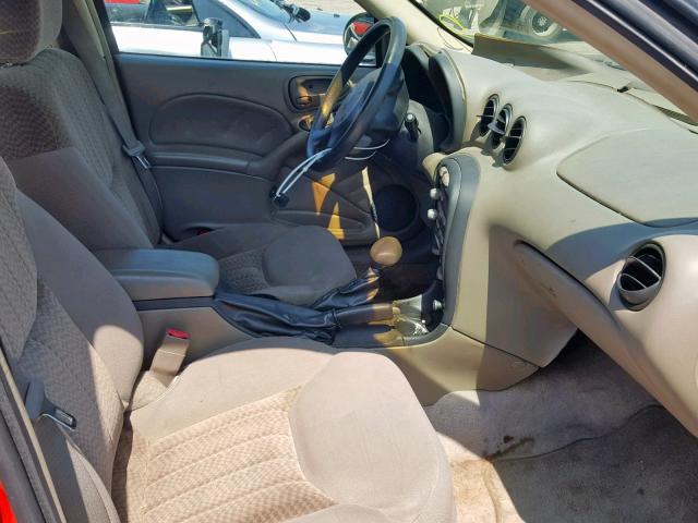 1G2NF52F83C137925 - 2003 PONTIAC GRAND AM S RED photo 5