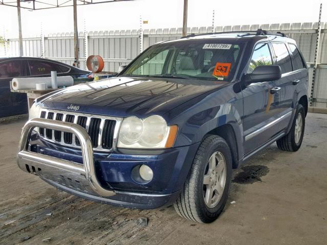 1J4HS58N76C136217 - 2006 JEEP GRAND CHER BLUE photo 2