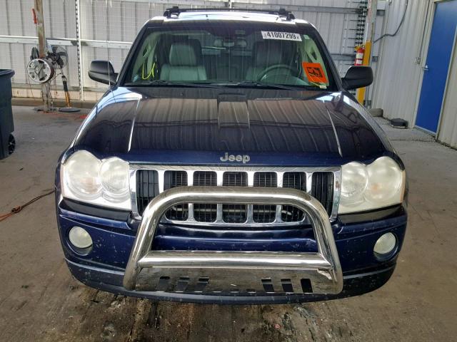 1J4HS58N76C136217 - 2006 JEEP GRAND CHER BLUE photo 9