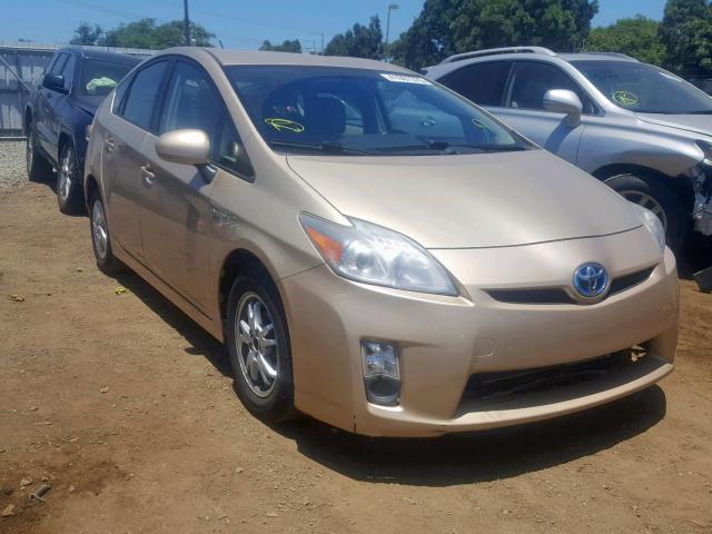 JTDKN3DU8B1377942 - 2011 TOYOTA PRIUS GOLD photo 1