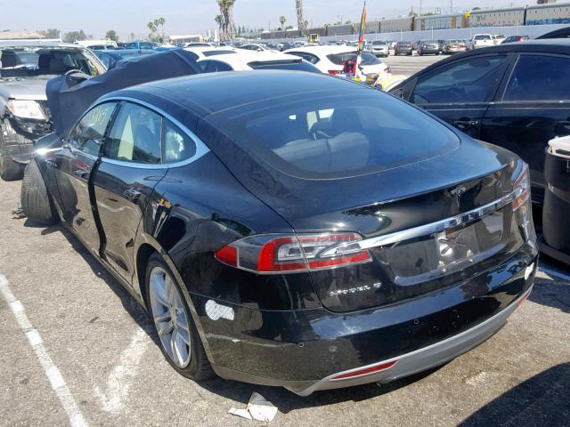 5YJSA1E24FF111019 - 2015 TESLA MODEL S BLACK photo 3