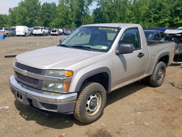 1GCDT148168133262 - 2006 CHEVROLET COLORADO SILVER photo 2