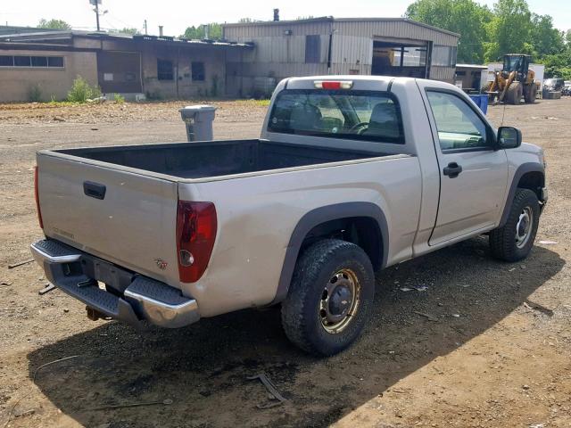 1GCDT148168133262 - 2006 CHEVROLET COLORADO SILVER photo 4