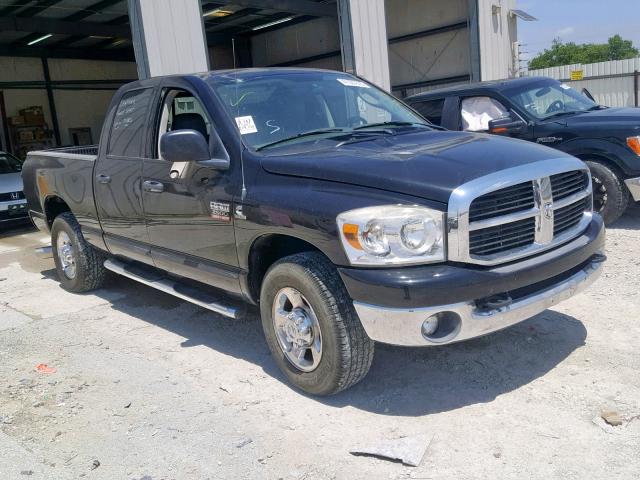 3D7KR28A37G843628 - 2007 DODGE RAM 2500 S შავი ფოტო 1