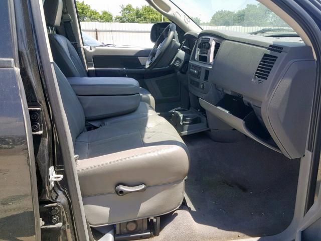 3D7KR28A37G843628 - 2007 DODGE RAM 2500 S შავი ფოტო 5