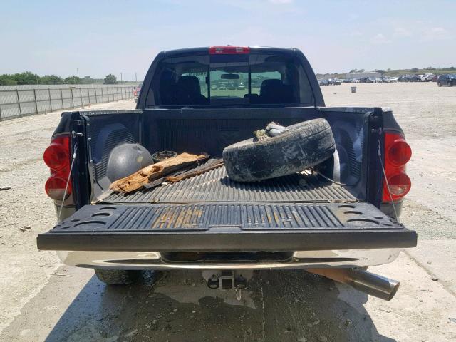 3D7KR28A37G843628 - 2007 DODGE RAM 2500 S შავი ფოტო 6
