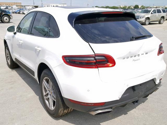 WP1AA2A5XJLB12410 - 2018 PORSCHE MACAN WHITE photo 3