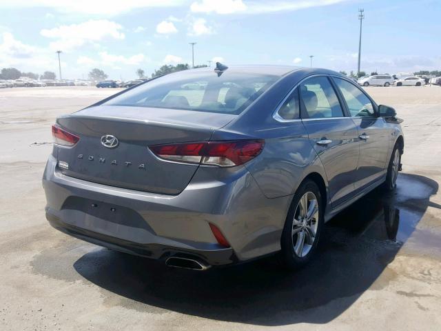 5NPE34AF0JH723228 - 2018 HYUNDAI SONATA SPO GRAY photo 4