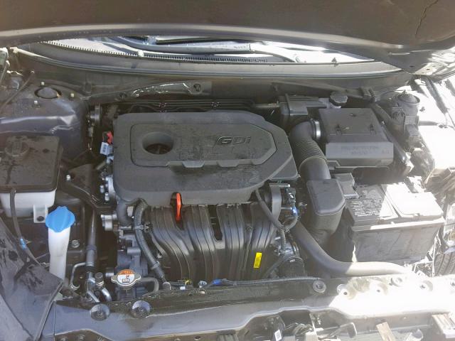 5NPE34AF0JH723228 - 2018 HYUNDAI SONATA SPO GRAY photo 7