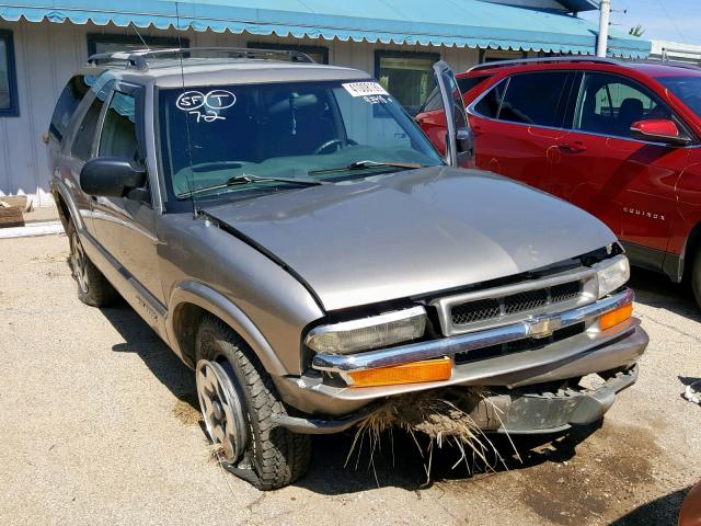 1GNCT18W51K202915 - 2001 CHEVROLET BLAZER SILVER photo 1