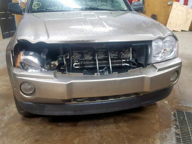 1J4GR48K16C133840 - 2006 JEEP GRAND CHER GRAY photo 10