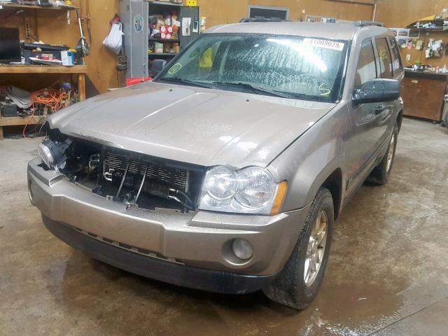 1J4GR48K16C133840 - 2006 JEEP GRAND CHER GRAY photo 2