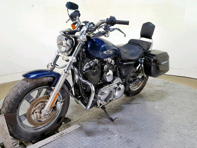 1HD1CT314CC418774 - 2012 HARLEY-DAVIDSON XL1200 C BLUE photo 4