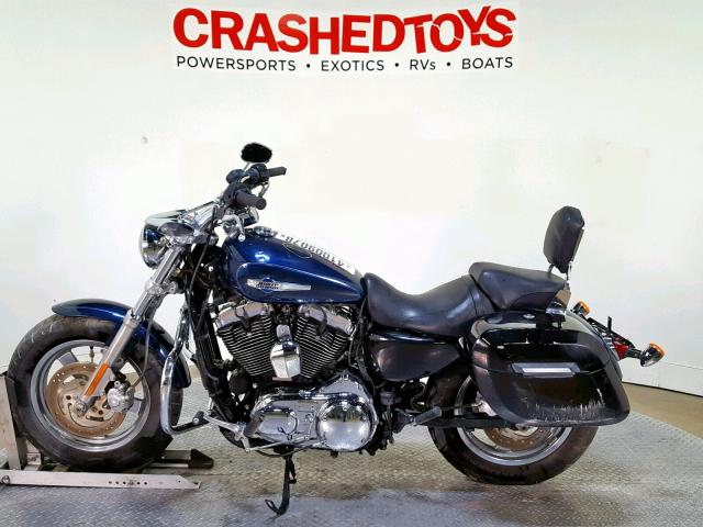 1HD1CT314CC418774 - 2012 HARLEY-DAVIDSON XL1200 C BLUE photo 5