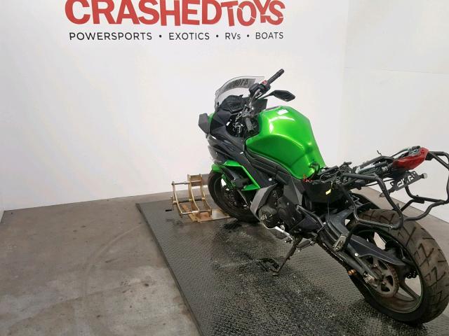 JKAEXEF17GDA29770 - 2016 KAWASAKI EX650 F GREEN photo 18