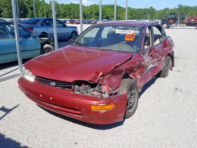 1Y1SK526XTZ064544 - 1996 GEO PRIZM BASE MAROON photo 2