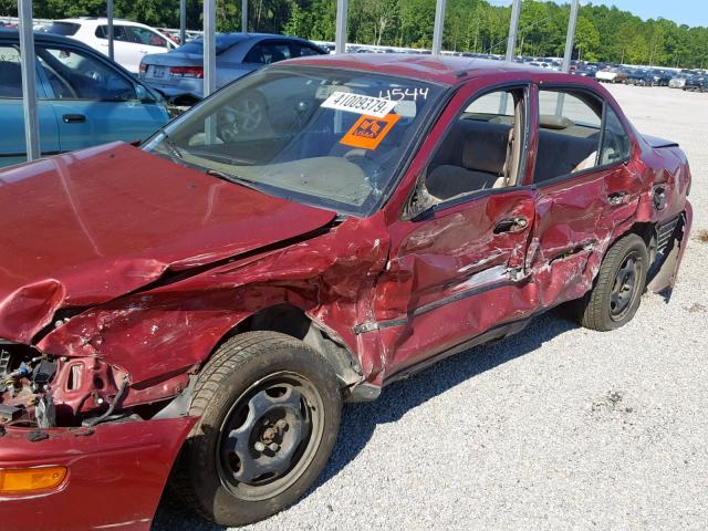 1Y1SK526XTZ064544 - 1996 GEO PRIZM BASE MAROON photo 9