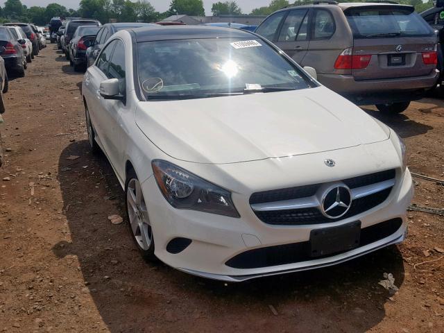 WDDSJ4GB8JN546964 - 2018 MERCEDES-BENZ CLA 250 4M WHITE photo 1