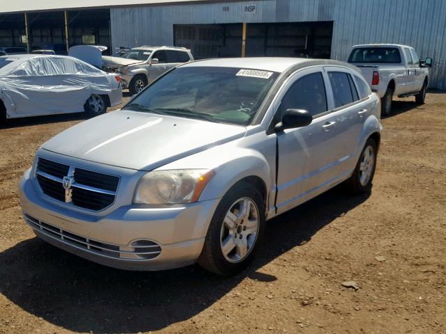 1B3HB48A39D131366 - 2009 DODGE CALIBER SX SILVER photo 2