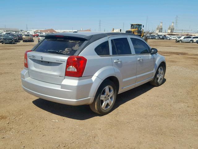 1B3HB48A39D131366 - 2009 DODGE CALIBER SX SILVER photo 4