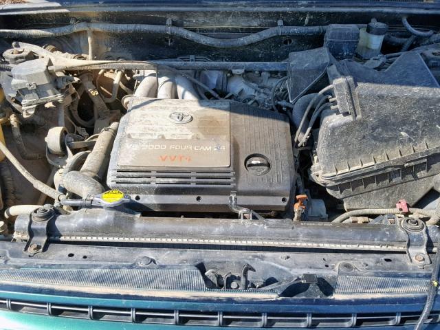 JTEHF21A210039352 - 2001 TOYOTA HIGHLANDER GREEN photo 7