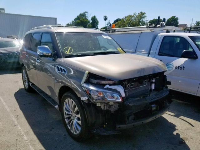 JN8AZ2NC8H9431187 - 2017 INFINITI QX80 BASE CHARCOAL photo 1