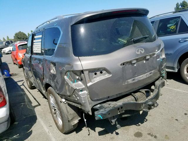 JN8AZ2NC8H9431187 - 2017 INFINITI QX80 BASE CHARCOAL photo 3