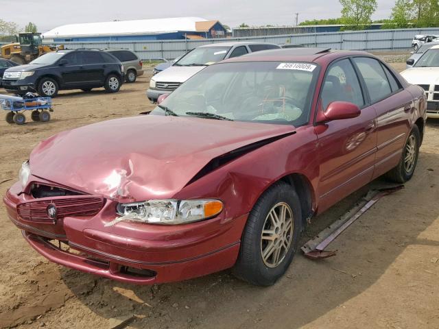 2G4WB52K931232617 - 2003 BUICK REGAL LS BURGUNDY photo 2