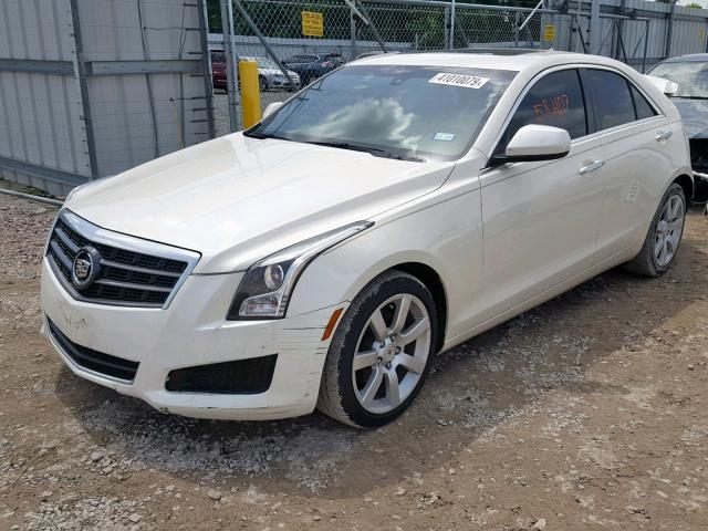 1G6AA5RA5E0141859 - 2014 CADILLAC ATS WHITE photo 2