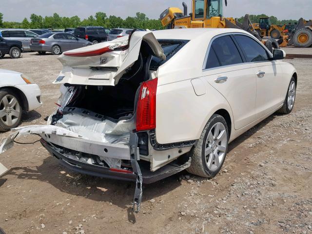 1G6AA5RA5E0141859 - 2014 CADILLAC ATS WHITE photo 4