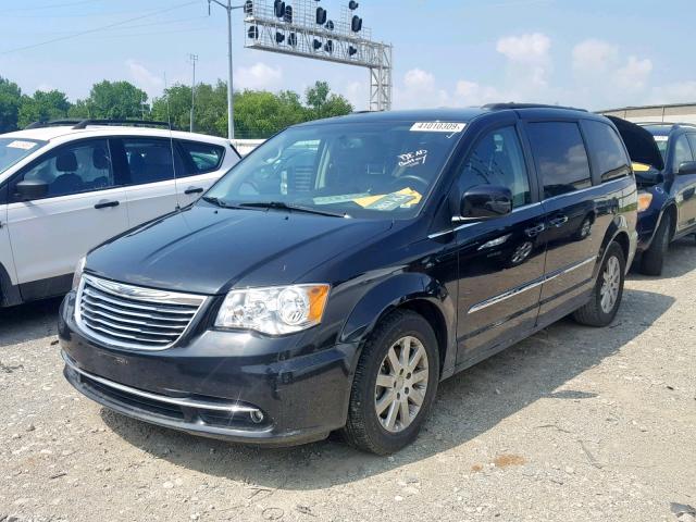 2C4RC1BG8GR110776 - 2016 CHRYSLER TOWN & COU BLACK photo 2